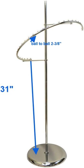 67'' Spiral Clothing Display Rack