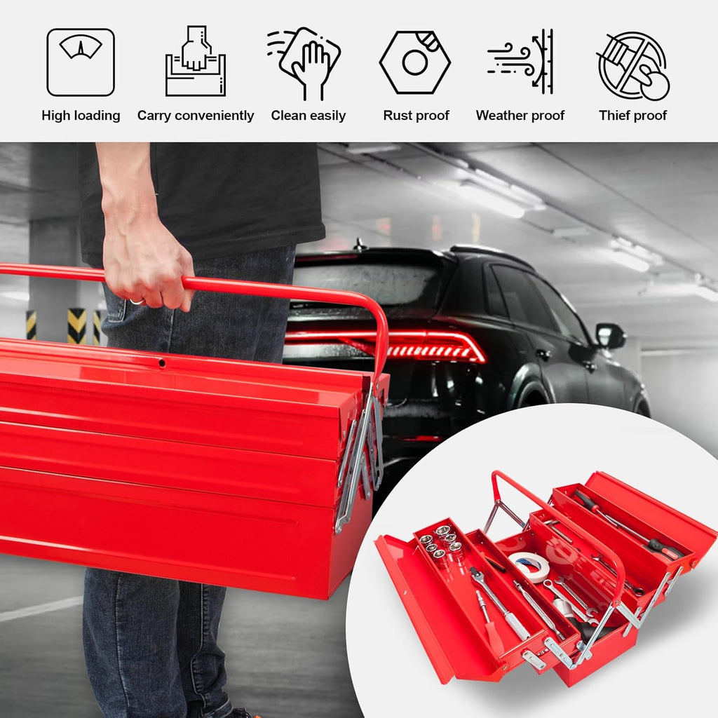 Portable Metal Tool Box
